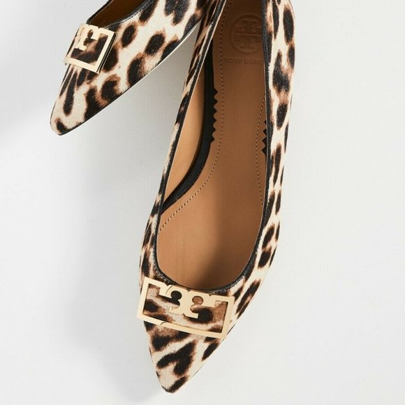 TORY BURCH  GIGI LEOPARD POINTED BALLET FLATS - Picture 6 of 16